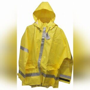 SCOTCHLITE XL NWT Neese Hi Vis Safety Workwear Reflect PVC Nomex Hooded Jacket